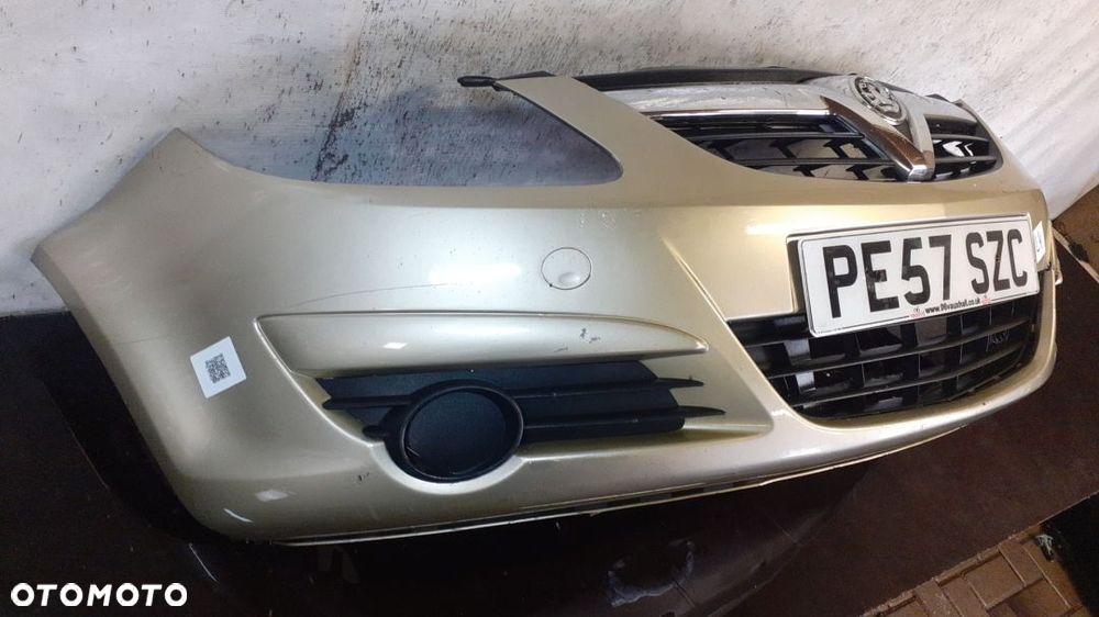 } ZDERZAK PRZÓD PRZEDNI OPEL CORSA D Z40M ZŁOTY DO MALOWANIA ! - 4