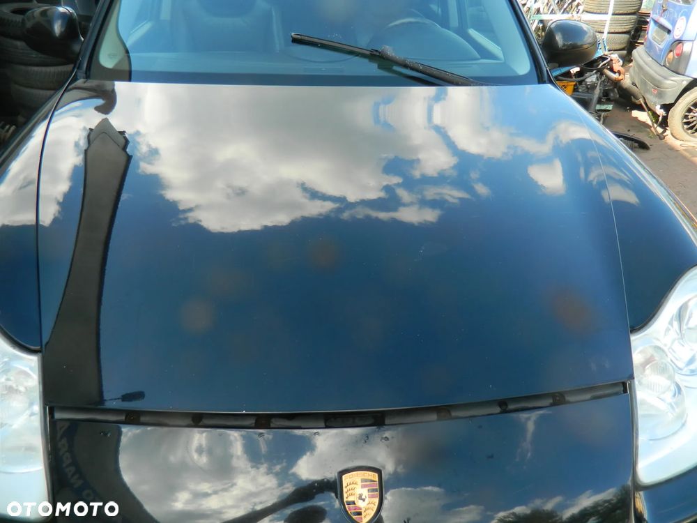 Porsche Cayenne I 3.2 Przód Kompletny Maska Zderzak Xenon Błotnik Pas Przedni - Czarny - 2