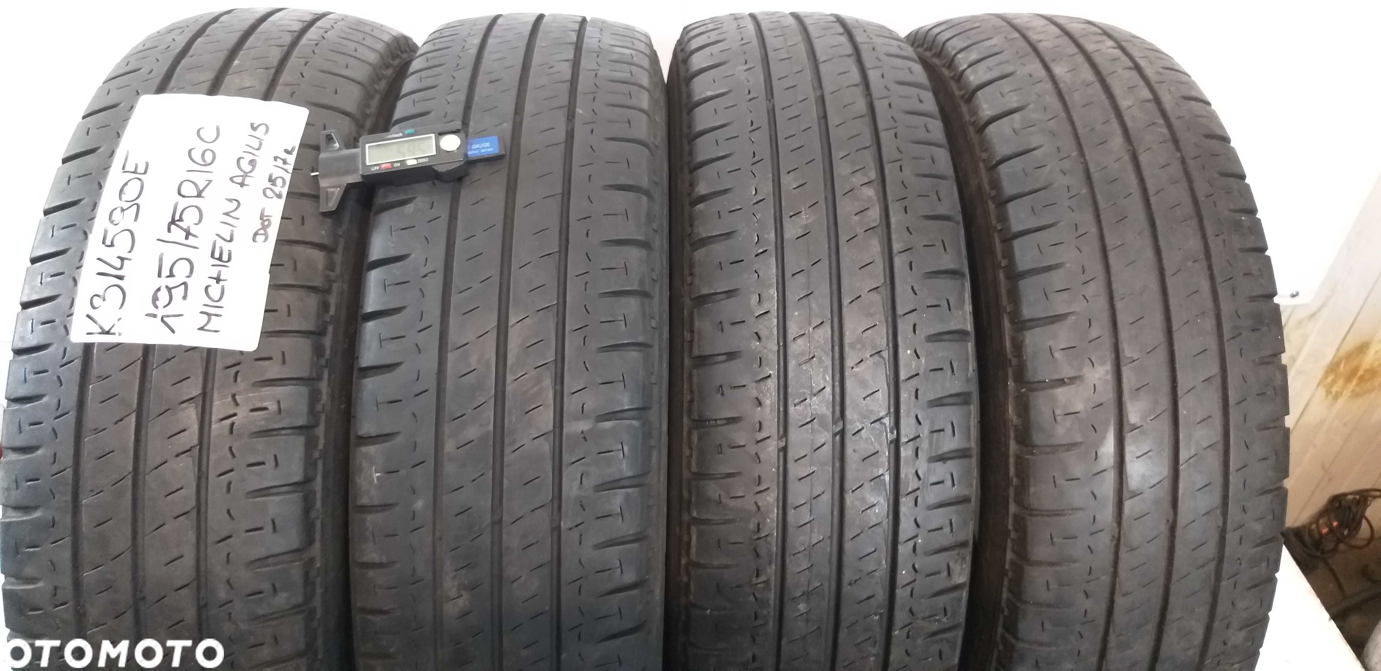 K314590E 2szt!! 195/75R16C Michelin Agilis dot.2517r. - 1