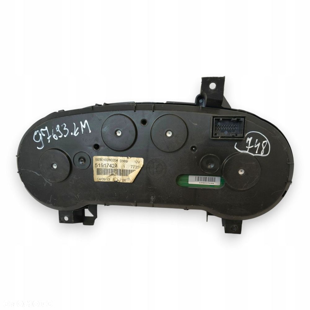 LICZNIK ZEGARY 51917424 Fiat Grande Punto Evo 1.3 M-JET 97 693km europa - 6