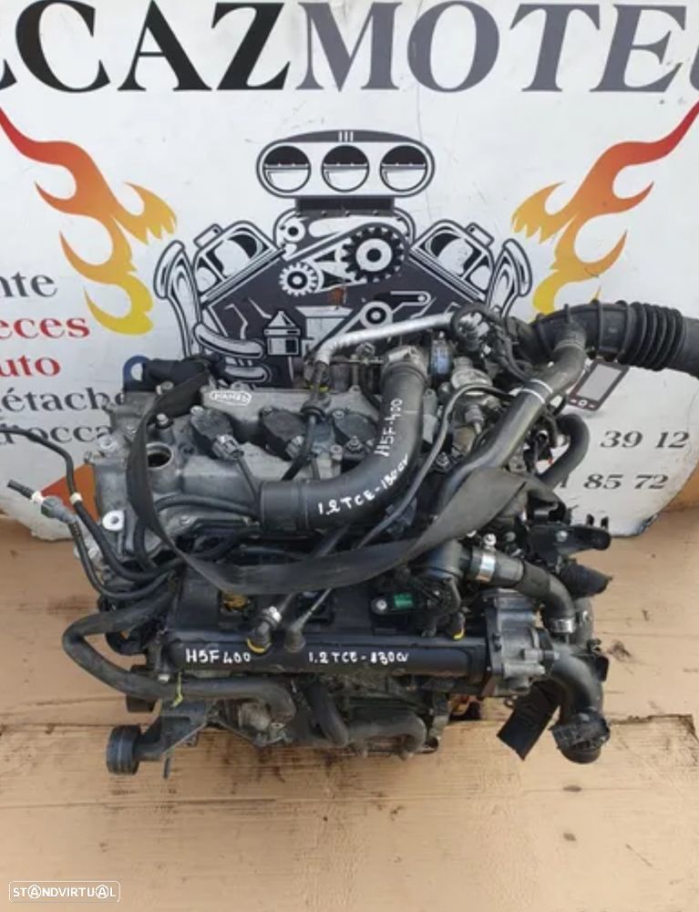 Motor Renault Megane III / Clio IV / Captur 1.2 TCe 115cv – 130cv H5F400 com garantia - 2