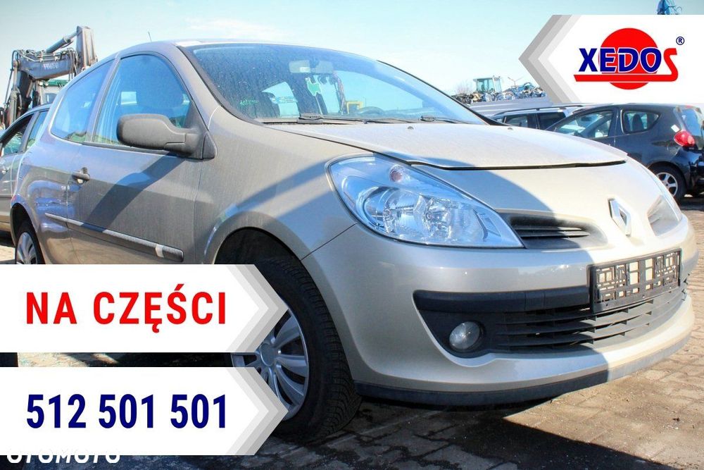 Renault Clio III 2006 1.1i D4F740 HB3D (MASKA, ZDERZAK, LAMPA, BŁOTNIK, DRZWI, SZYBA, FOTEL) - 1