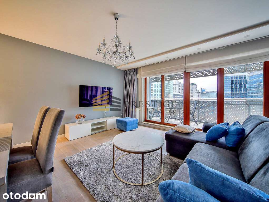 Oxygen residence Browary Warszawskie Widok na City