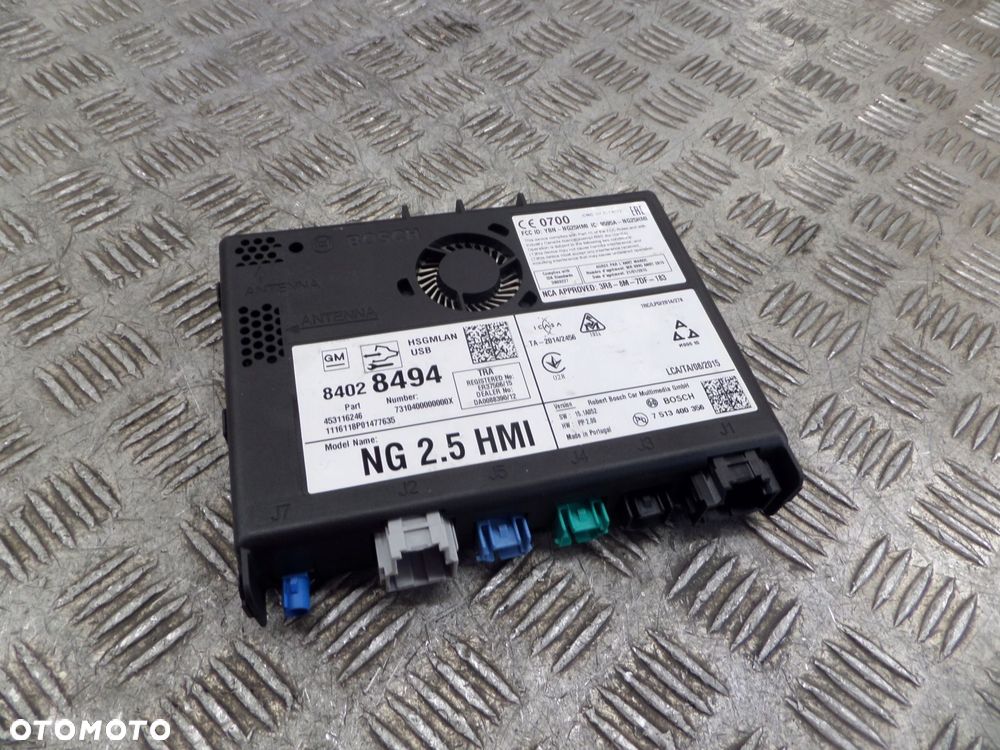 moduł sterownik nawigacji gps 84028494 opel astra k - 1