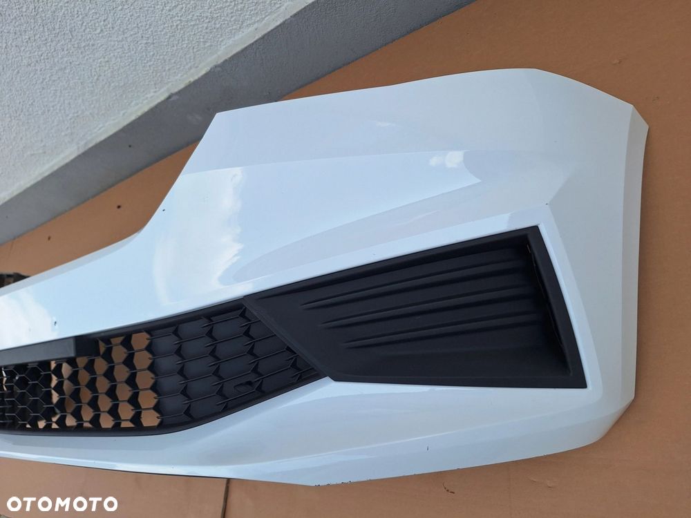 SKODA FABIA IV 21- 6VA KOLOR: LB9A CANDY WEISS ZDERZAK PRZÓD PRZEDNI+PŁYTA DOLNA+KRATKI 6VA807221 WYSYŁKA 24H - 3