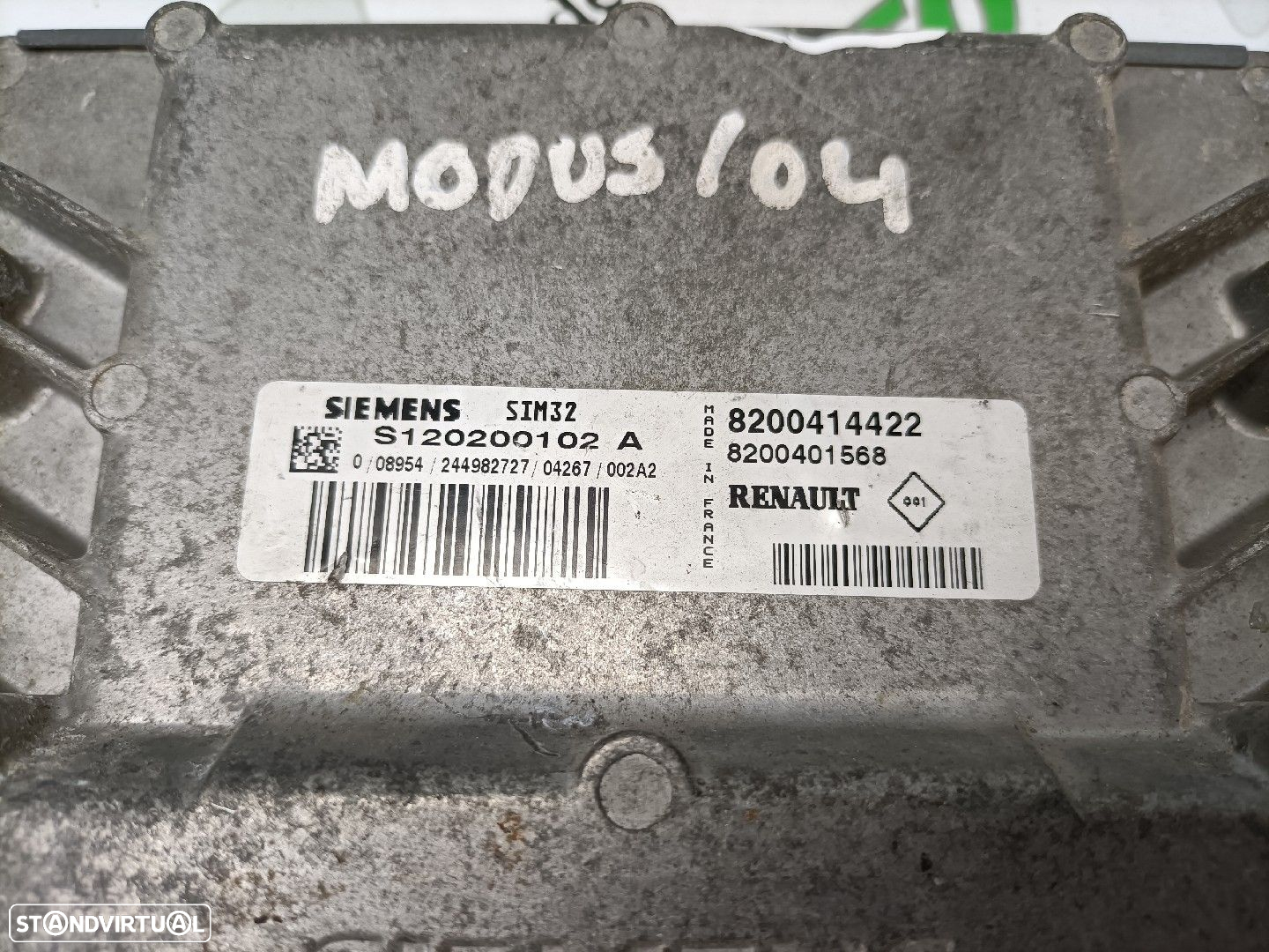 Centralina Motor Renault Modus / Grand Modus (F/Jp0_) - 3