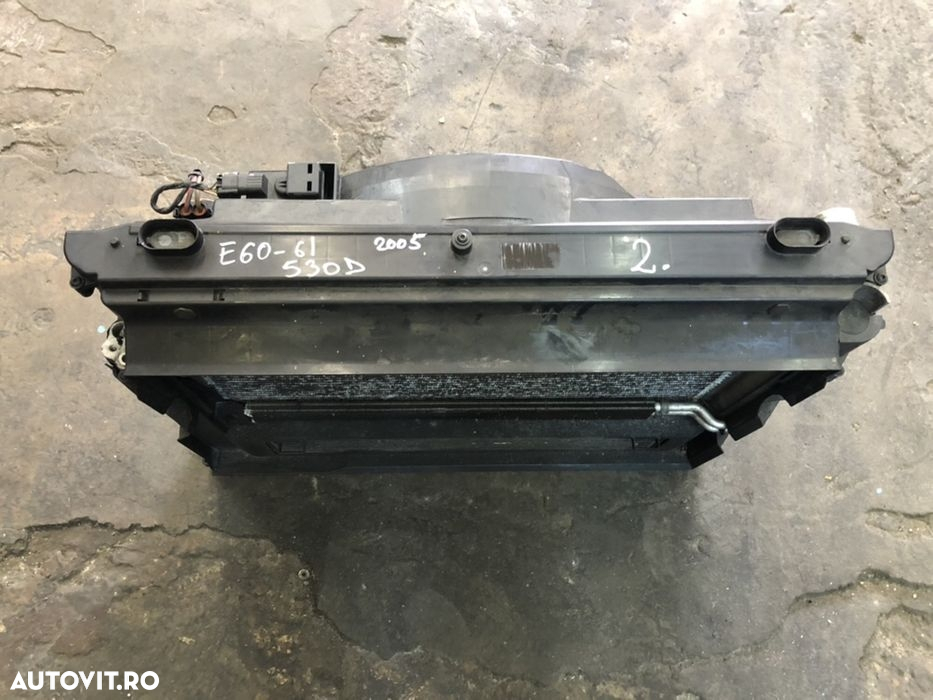 BMW seria 5 E60 ,E61 3.0 Diesel radiator apa ,radiator clima, intercooler si ventilator - 3