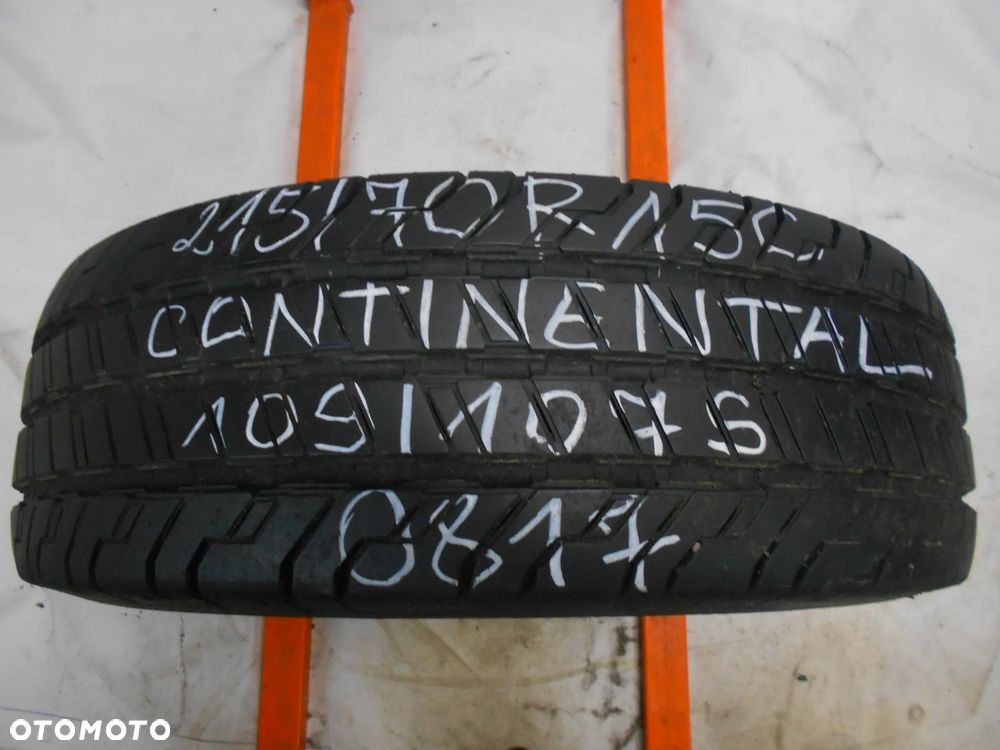 OPONA POJEDYNKA 215/70R15C CONTINENTAL CONTI VAN CONTACT 100 DOT 0817 10MM - 1