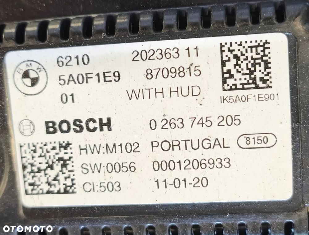 BMW X5 G05 20r 4.4 V6 LICZNIK ZEGARY 202363 0263745205 - 3