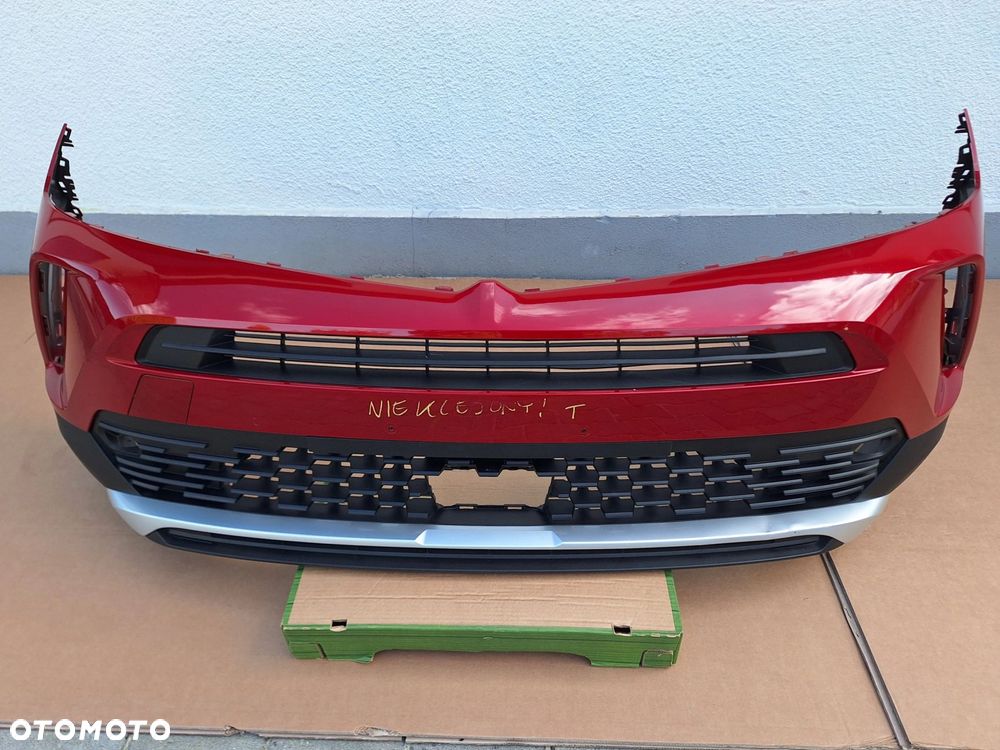 OPEL MOKKA II B 20- KOLOR ROUGE RUBIS NIE KLEJONY! ZDERZAK PRZÓD PRZEDNI ORYG. 9835278480 WYSYŁKA 24H - 2