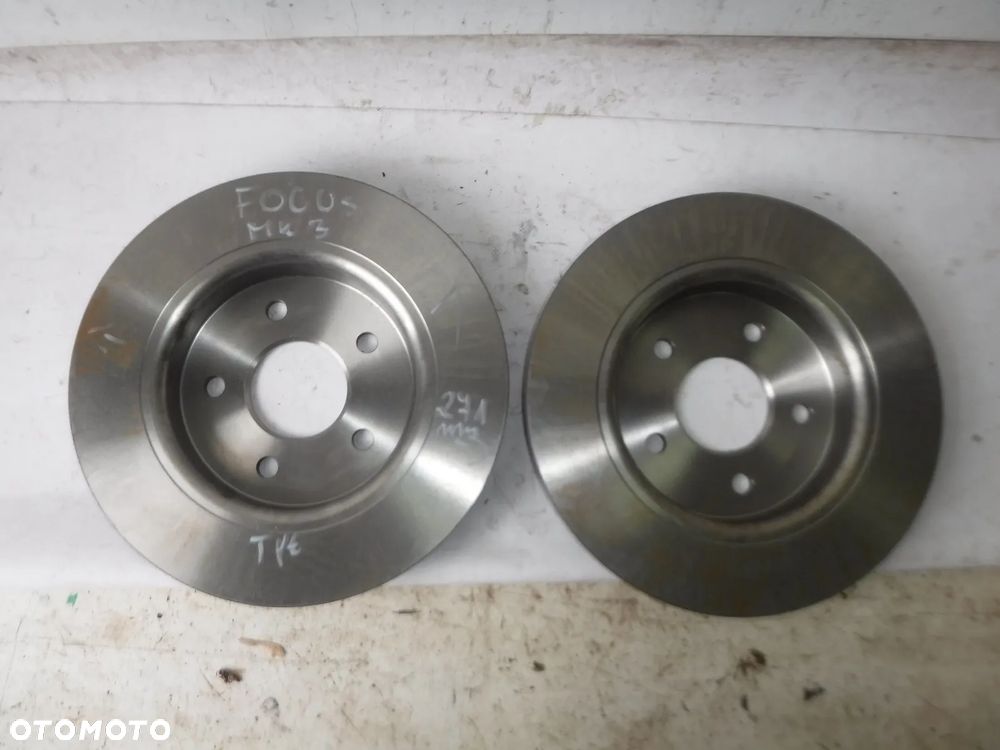 ford focus mk3 tarcze hamulcowe tył tylne nowe oryginał 271mm - 4