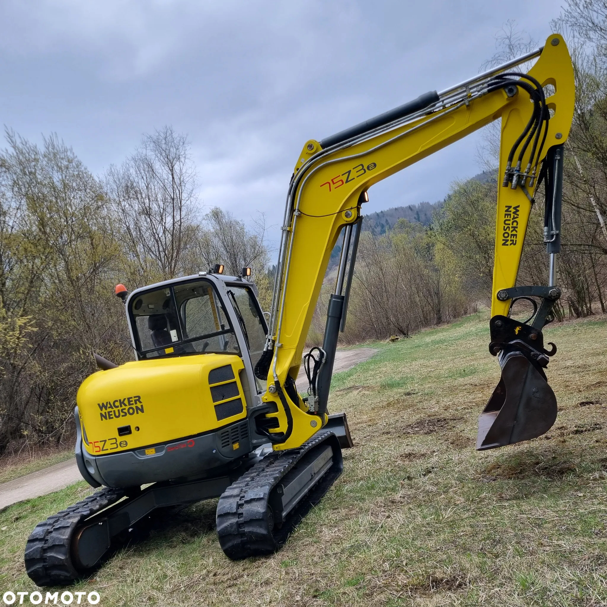 Wacker Neuson 8 ton Koparka Gąsienicowa 75Z3- komplet łyżek!- 2015r IMPORT NORWEGIA Klima jak Nowa - 16