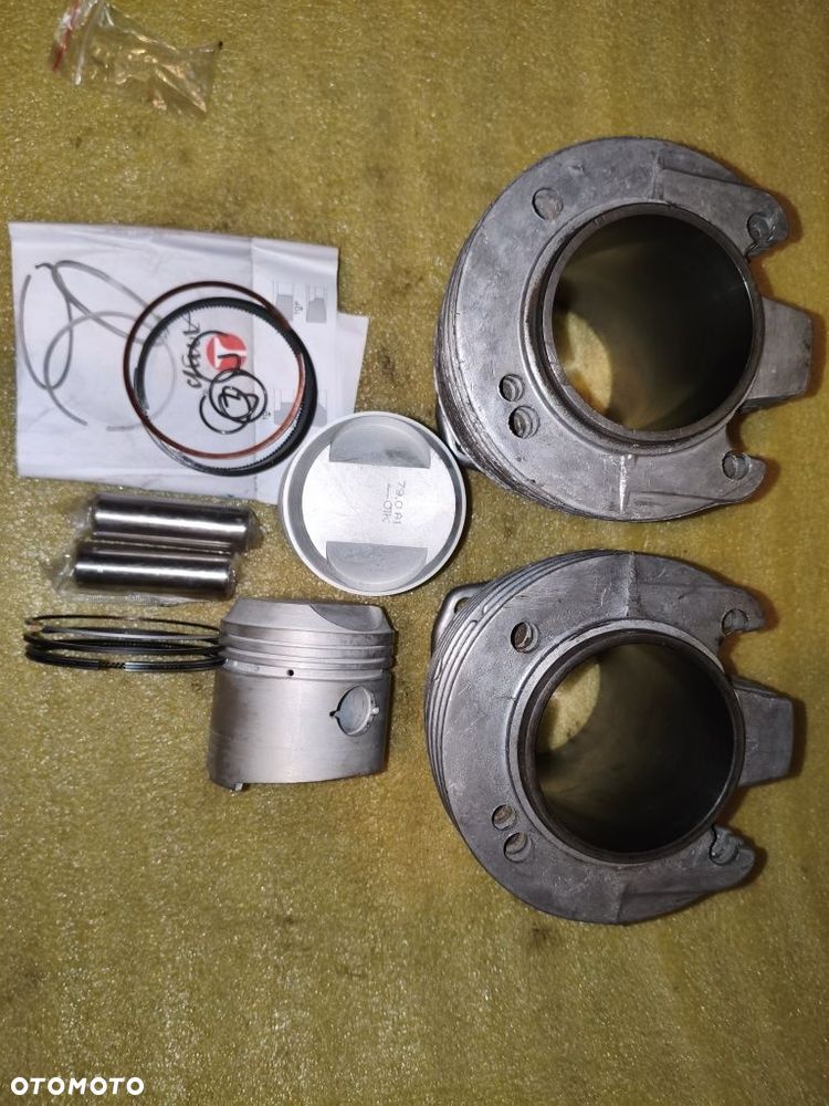 Cylindry po szlifie z nowymi tłokami 79.0 Dniepr MT K650 - 2