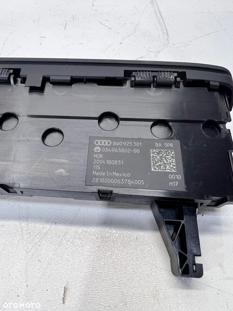 PANEL GUZIK DRIVE SELECT START STOP ESP AUDI A4 B9 8W0925301BA - 8