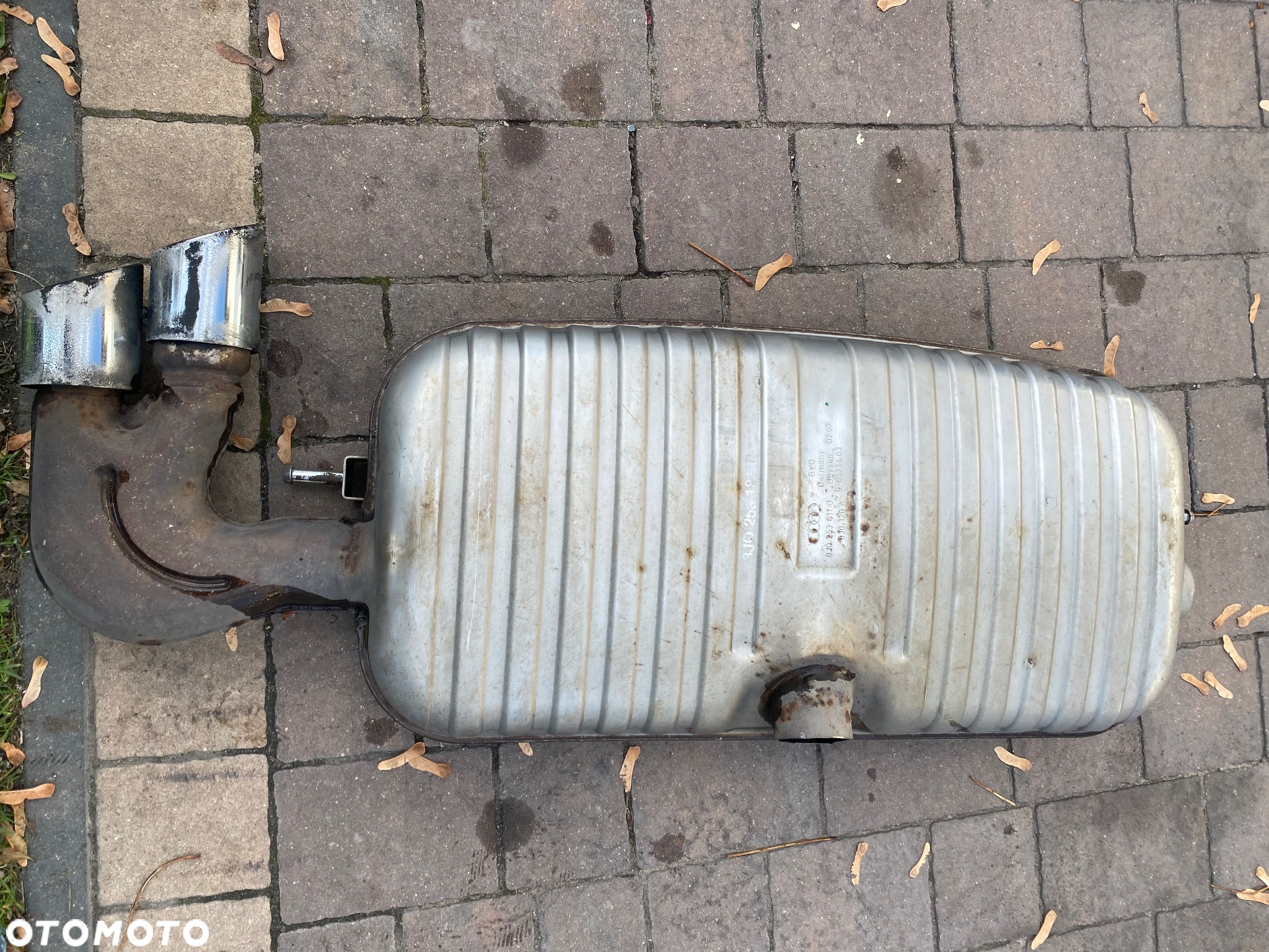 TŁUMIK KOŃCOWY AUDI TT 8J 2.0 TFSI  BD ORG. - 2