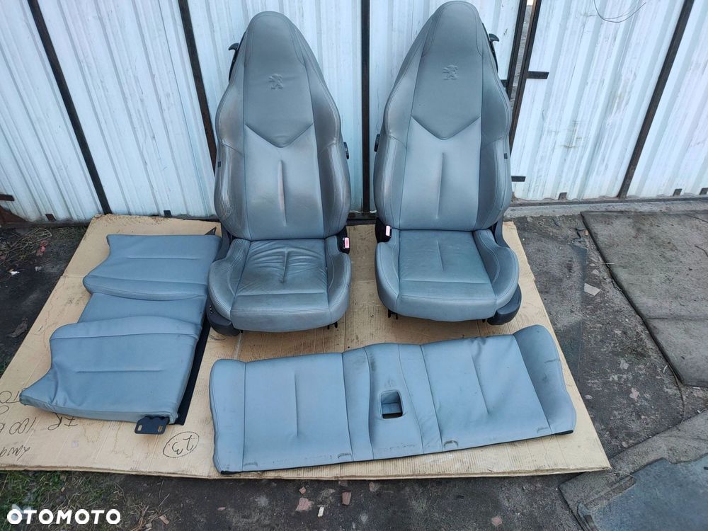 komplet foteli peugeot rcz jasna skóra - 8