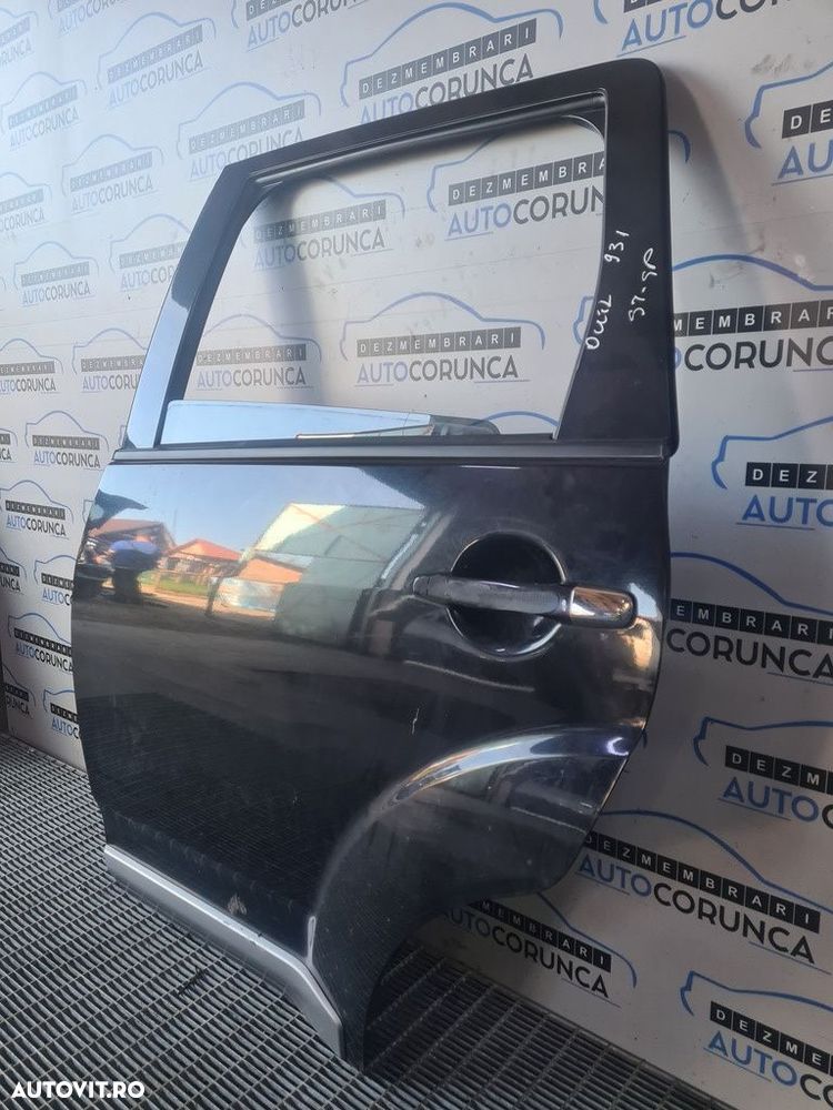 Usa Stanga Spate Mitsubishi Outlander 2007 - 2012 SUV 4 Usi NEGRU X42 (931) CU RUGINA - 3