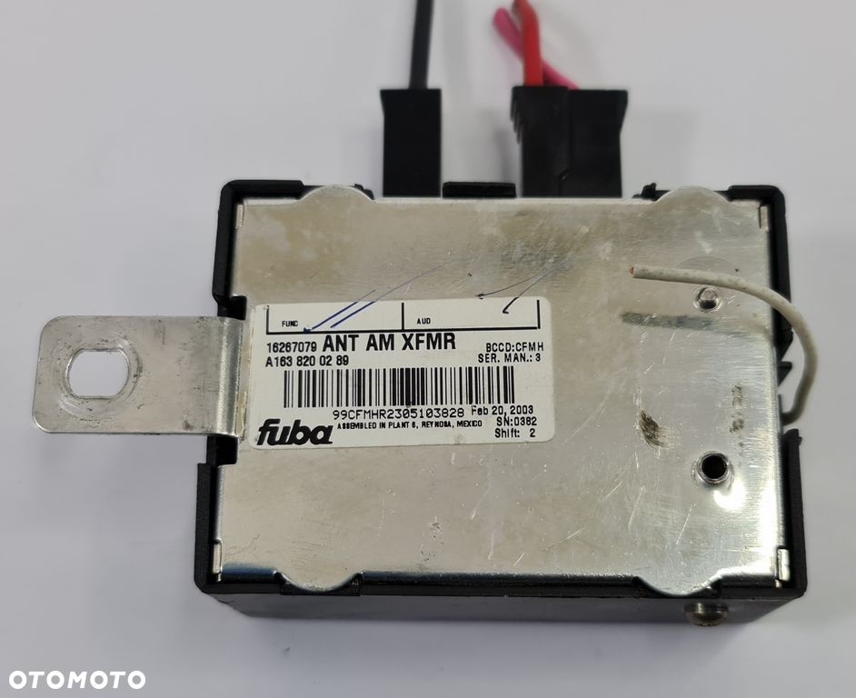 WZMACNIACZ ANTENY MERCEDES W163 1638200289 - 3
