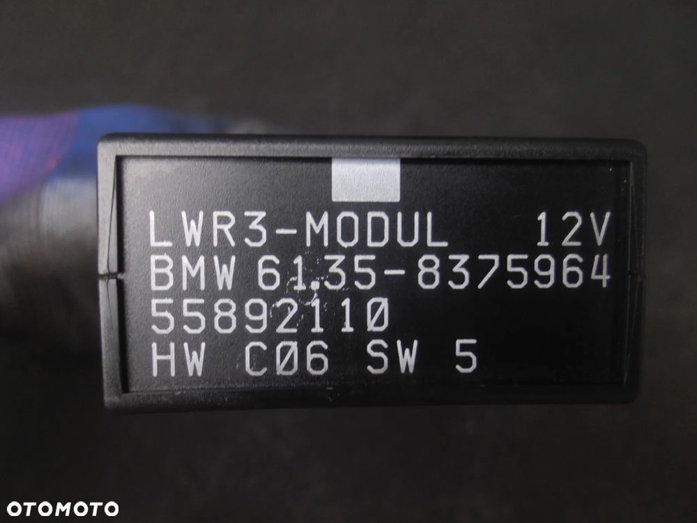 BMW E39 LIFT MODUŁ STEROWNIK ŚWIATEŁ 61358375964 + WTYCZKA - 3