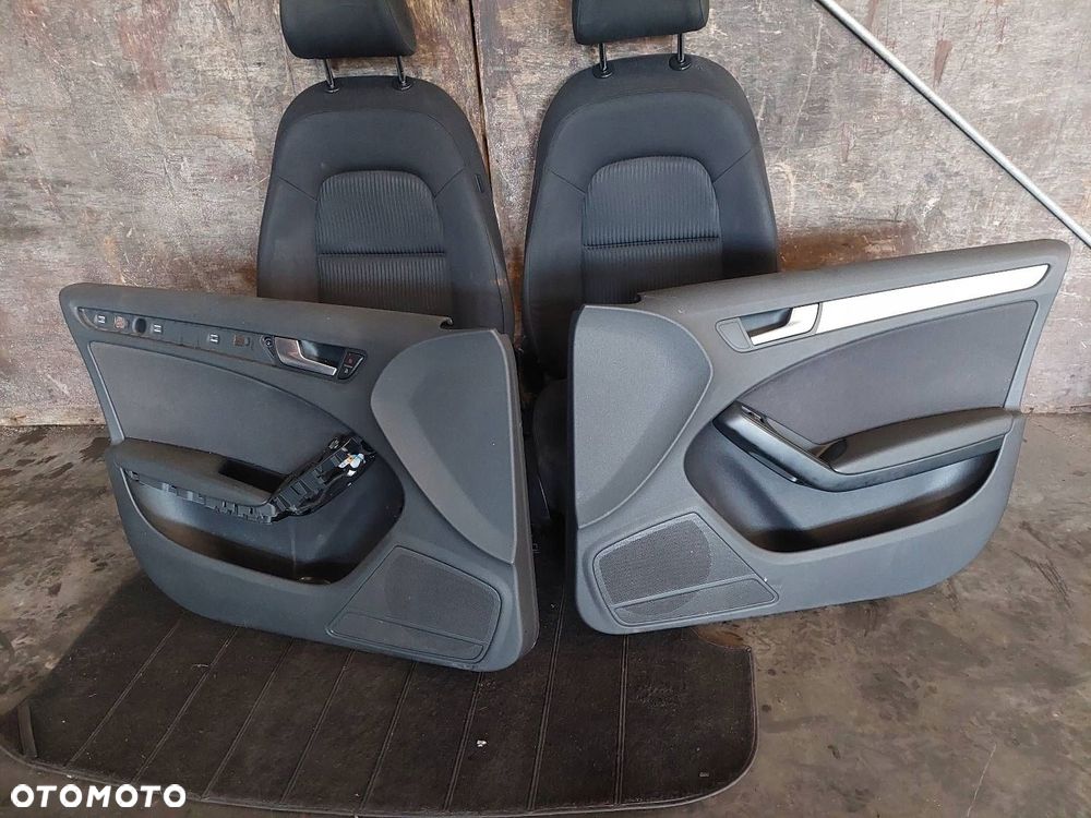 FOTELE KOMPLET LEWY PRAWY KANAPA TYŁ + BOCZKI AUDI A4 B8 SEDAN - 13