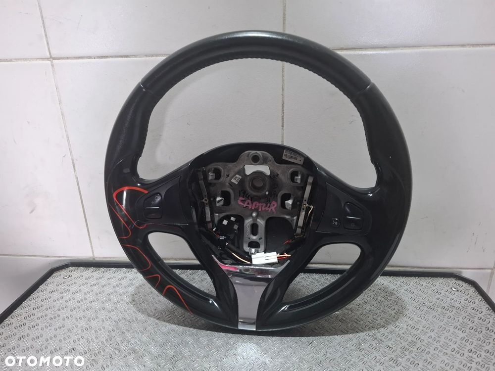 Kierownica Renault Captur I skorzana 2015 nr 484003468R ładna - 1