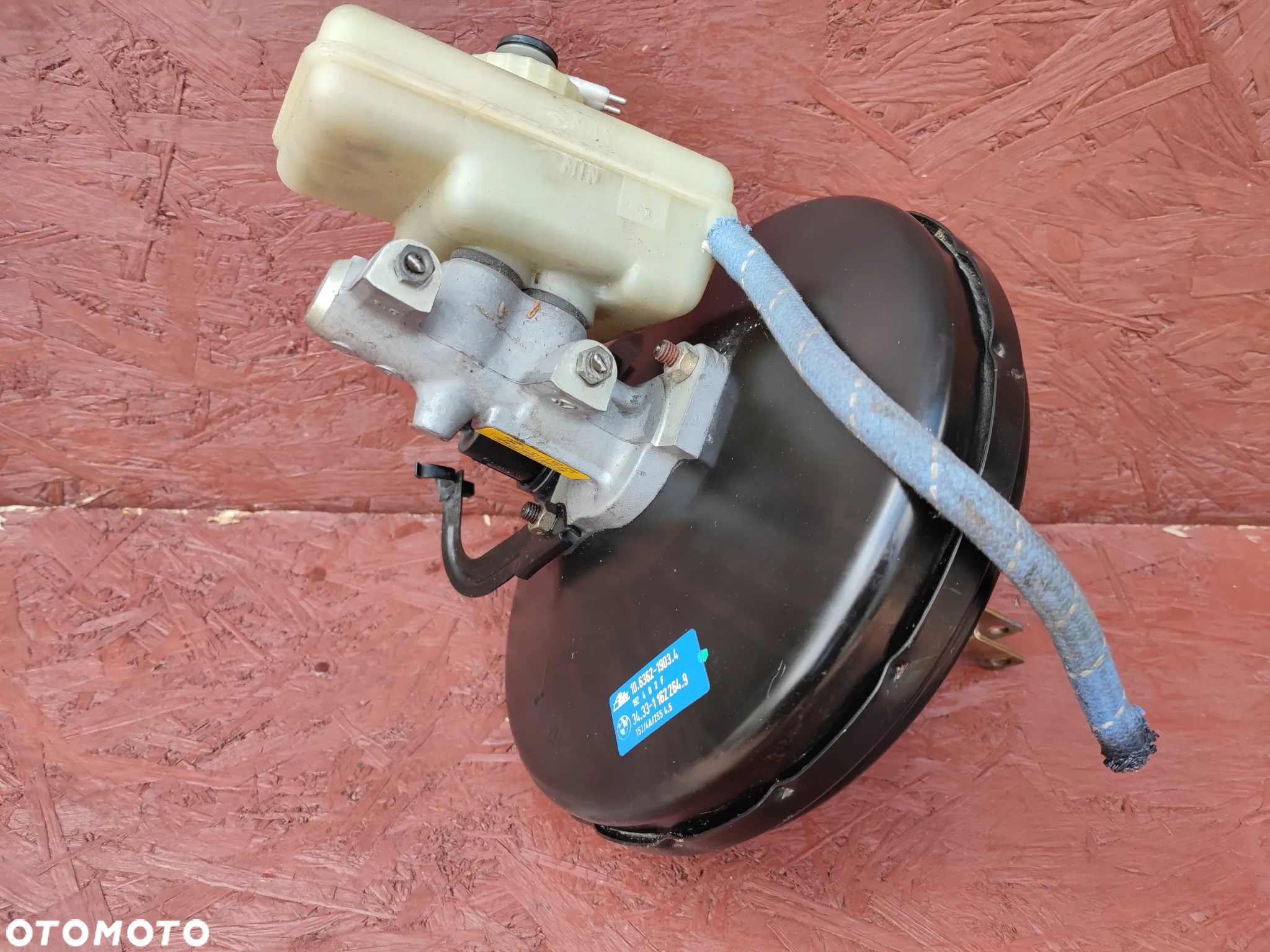 BMW E36 ORYGINALNE SERWO HAMULCOWE + POMPA HAMULCOWA POD WERSJĘ ASC Z DODATKOWYM CZUJNIKIEM O NR. 1 162 965 / 1 160 614 OEM RARYTAS - 4