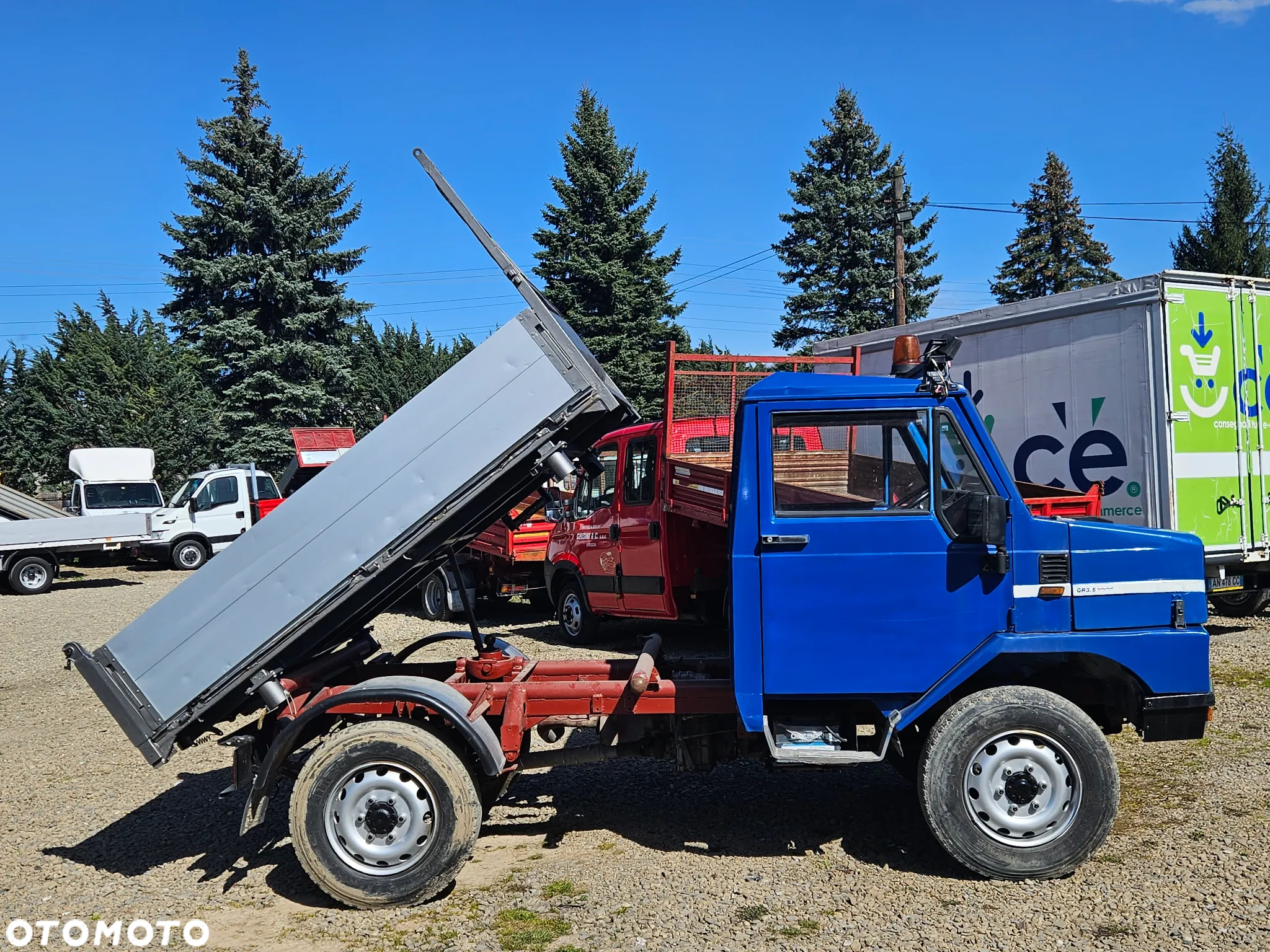 Iveco Bremach 4x4 ! GR 3.5 Wywrotka/ Kiper 3-Str Oryginał  ! Blokady ! - 10