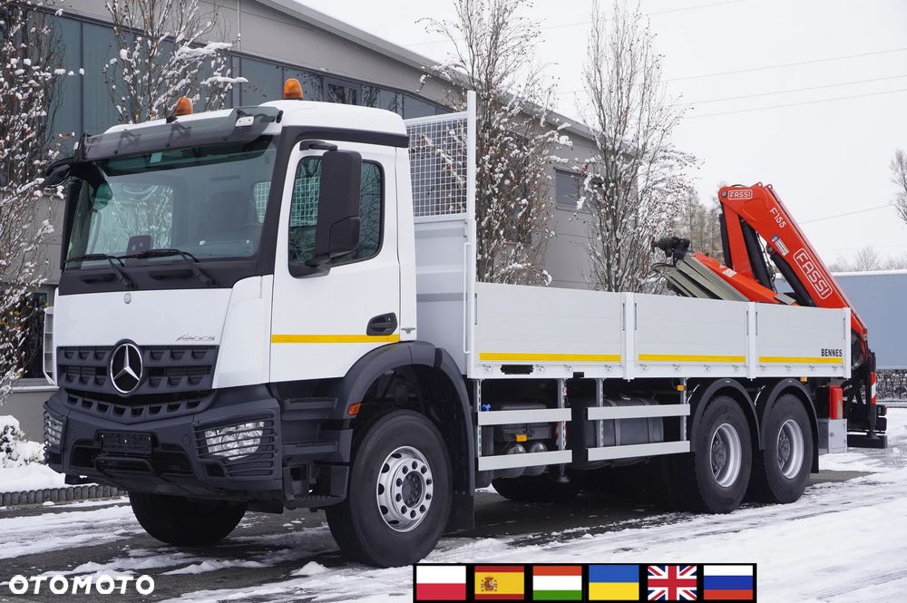 Mercedes-Benz Arocs 2633 burtowy / HDS FASSI F155A.0.23 / PILOT / 230 tys. km - 1