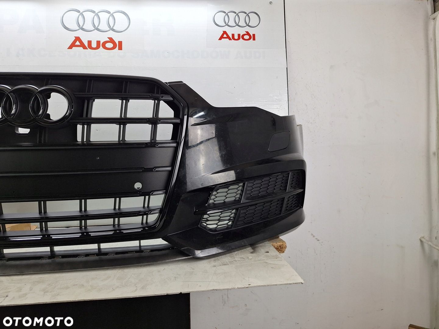 ZDERZAK AUDI S6 A6 S-LINE PLUS C7 4G 4G0 LIFT 2015-2018 COMPETITION BLACK - 6