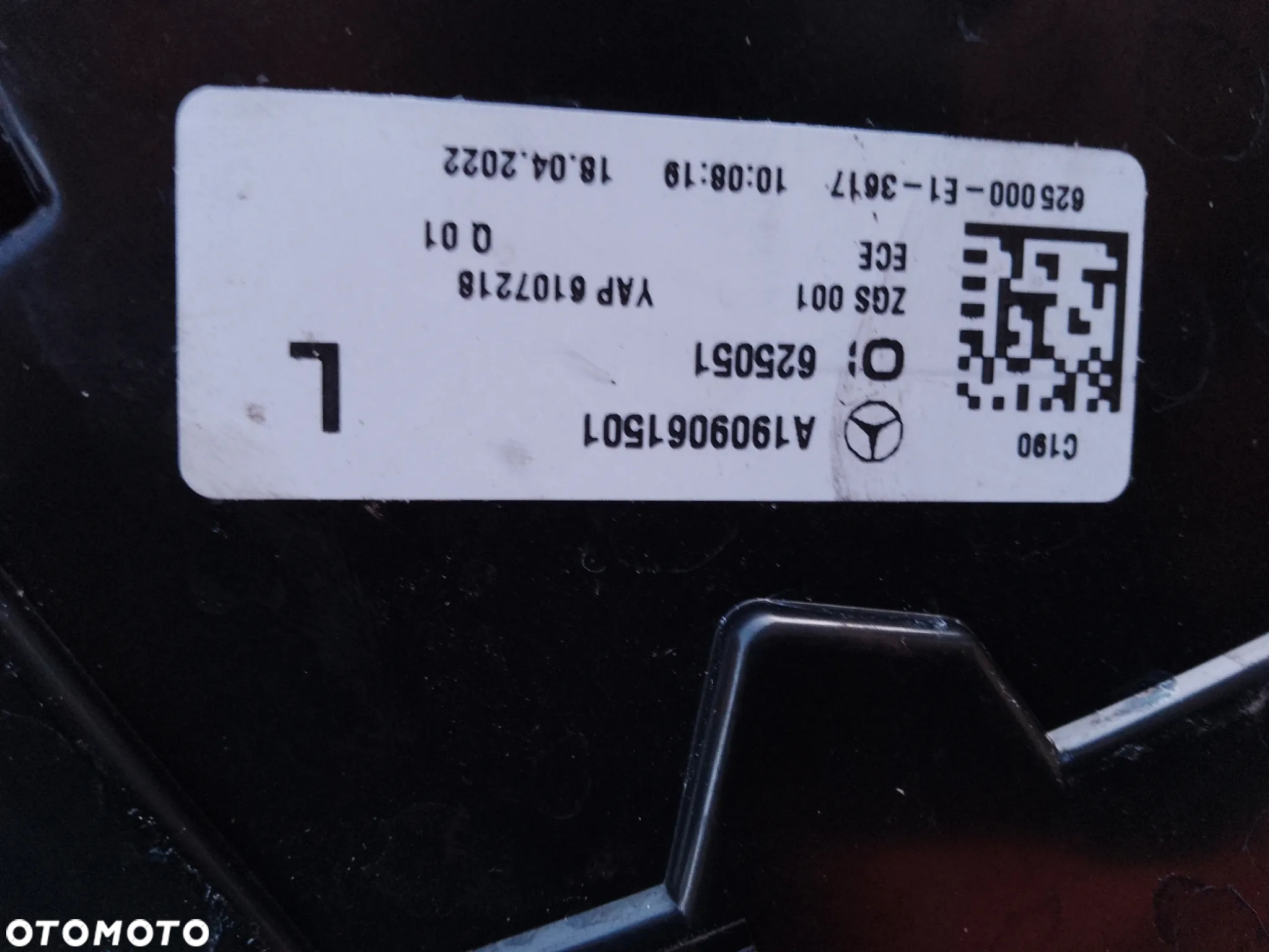 MERCEDES AMG GT GTS C190 15-21 LIFT LED LAMPA LEWA TYŁ EU - 9