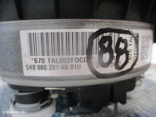 Kit Airbags 6R0880204A  5K0880201AB  6R0959655K 0285010793  VW POLO 5 6R FASE 1 2012 1.6TDI 90CV 5P CINZA ESCURO SEM TABLIER - 9