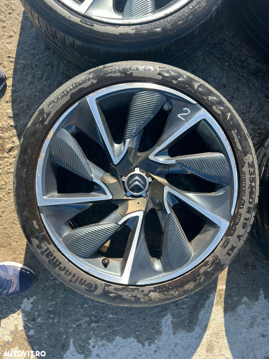 Set roti pe 19 ”cu anvelope vara pentru Citroen DS5, DS4. - 5