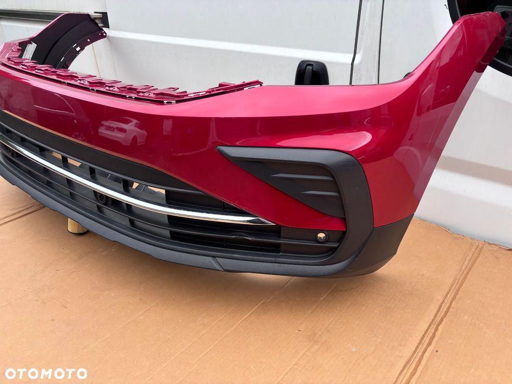Vw Tiguan II Lift Zderzak Przedni Bordowy Chrom Kratka Zderzaka Dół Zderzaka Kompletny 5NA853665F 5NA807221C 5NA805903H 5NA805901 Pod Czujniki Parkowania - 3