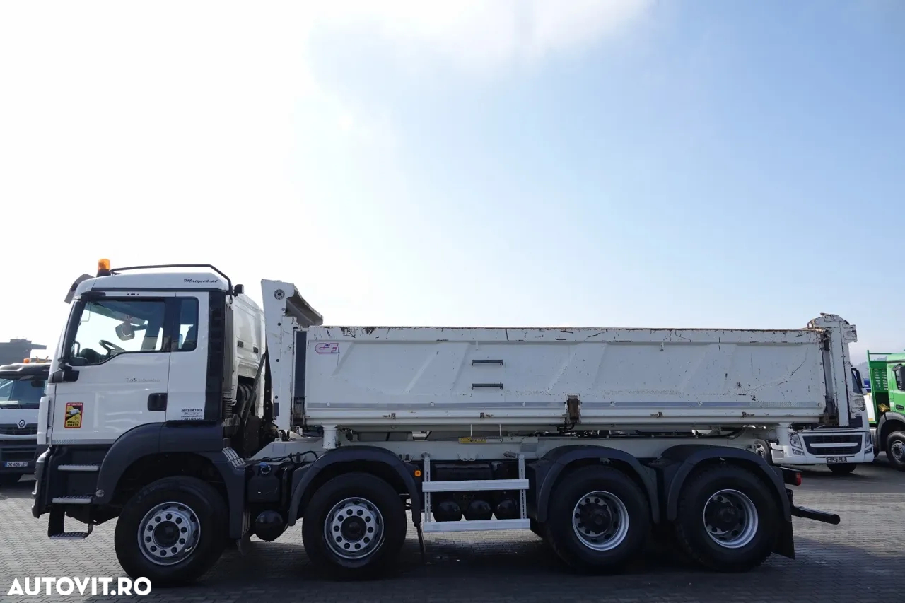 MAN TGS 35.400 / 8x4 / BASCULANTE / BORDMATIC / HYDROBOARD / ANVELOPE 100% - 16