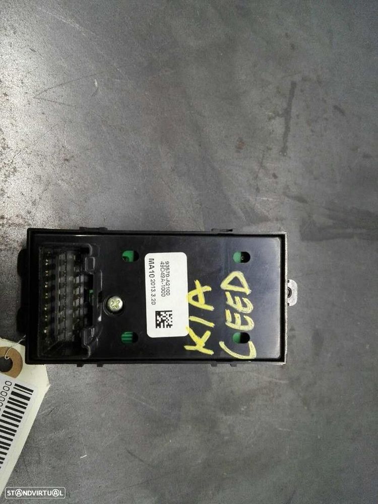 COMANDO ELEVADOR DE VIDRO FRONTAL ESQUERDO KIA CEED 2013 -93570A2100 - 1