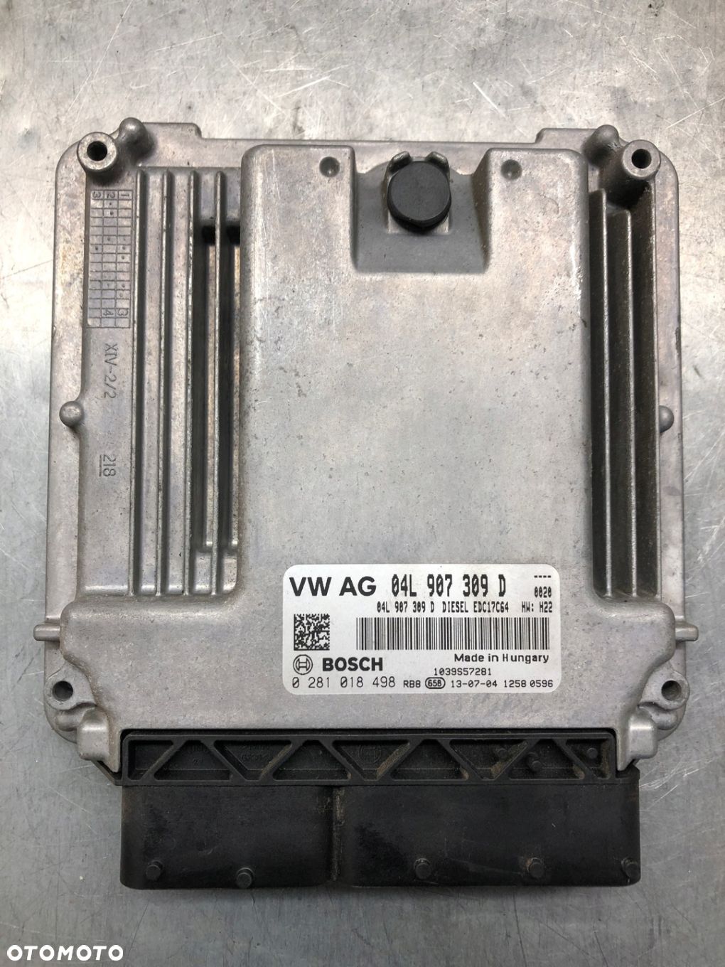 KOMPUTER SILNIKA A3 8V 2.0 TDI CRBC 04L907309D MANUAL - 1
