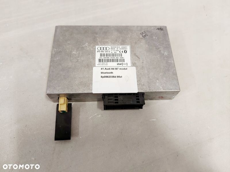 AUDI A4 B7 MODUŁ STEROWNIK BLUETOOTH 8P0862335D - 1
