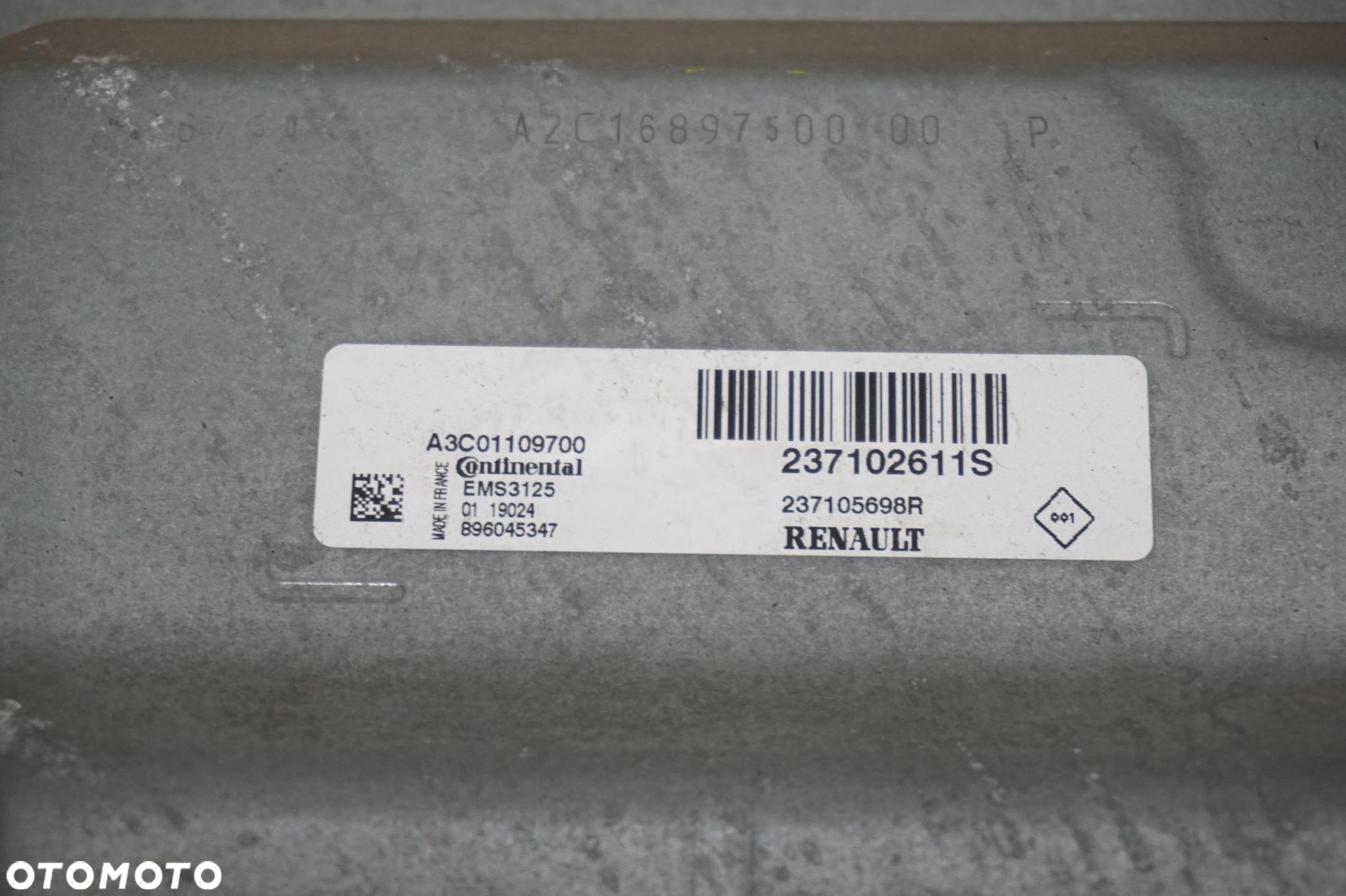 STEROWNIK KOMPUTER DACIA DUSTER II 237102611S 1.6 - 2