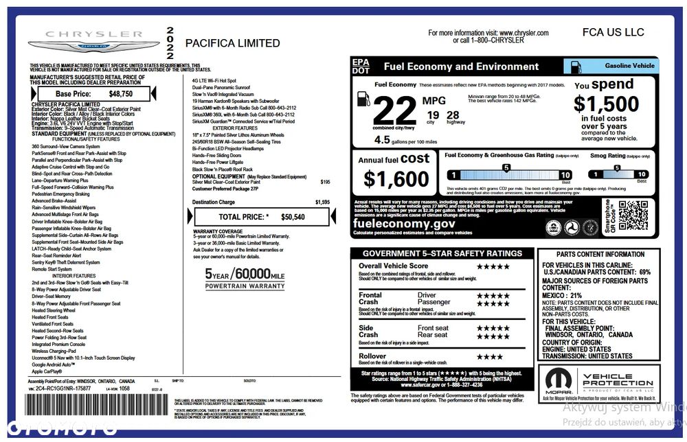 Chrysler Pacifica - 15