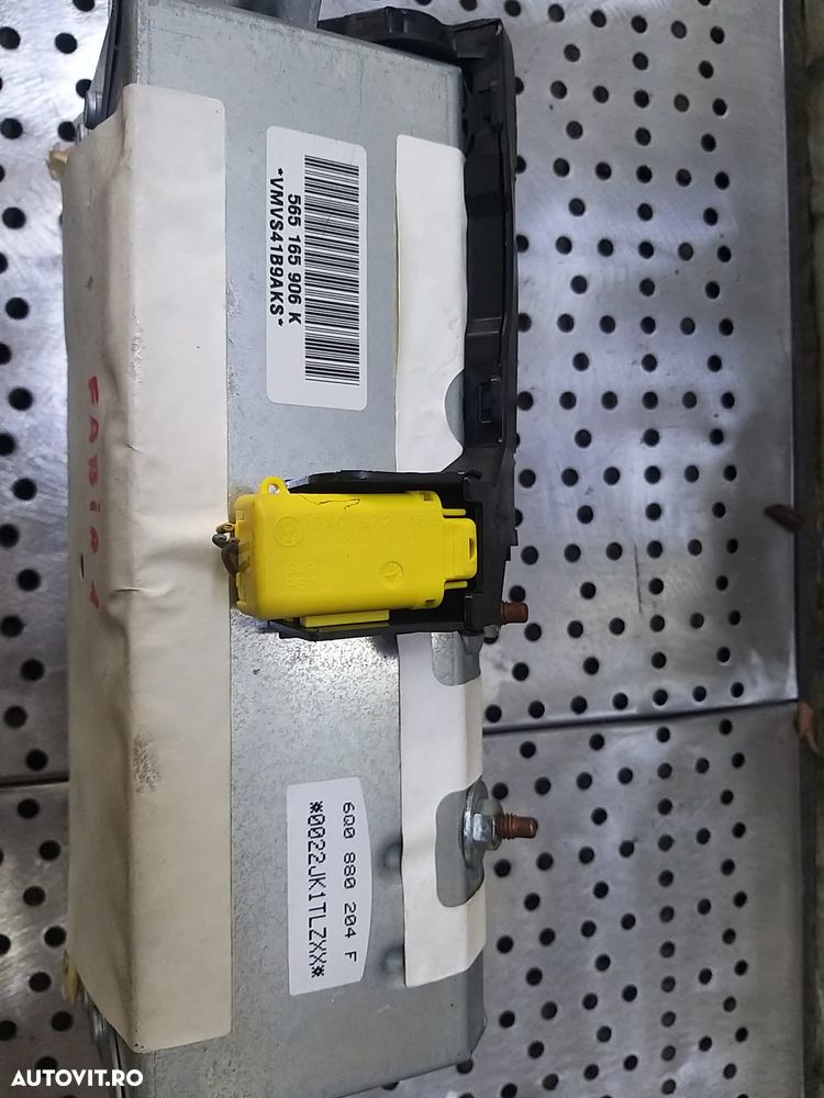Airbag pasager skoda fabia 1 6y 6q0880204f - 3