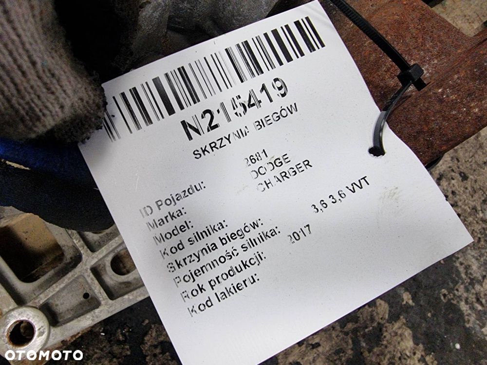 SKRZYNIA AUTOMATYCZNA DODGE CHARGER 3.6 - 2