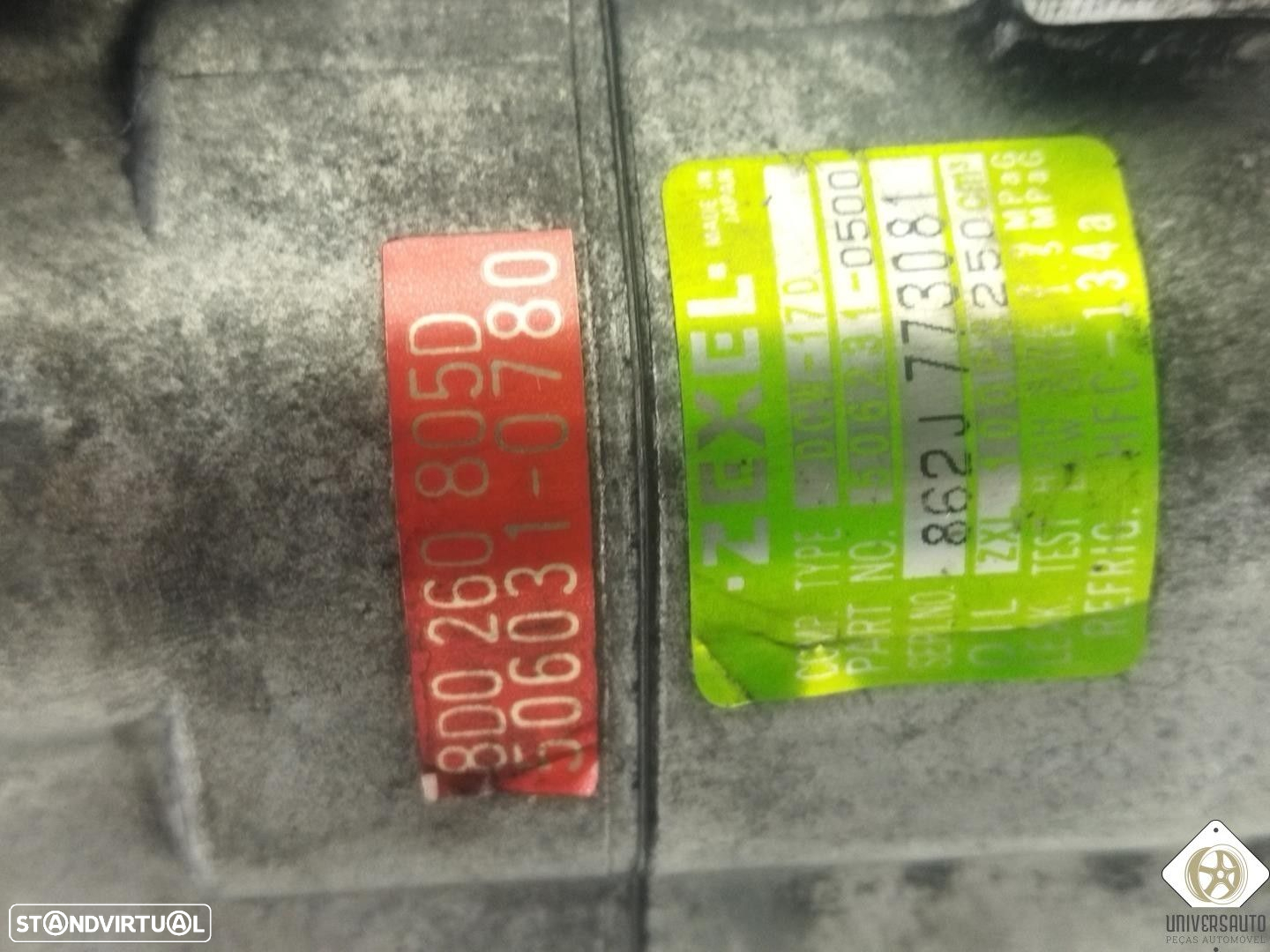 COMPRESSOR AR CONDICIONADO AUDI A4 1997 - 2