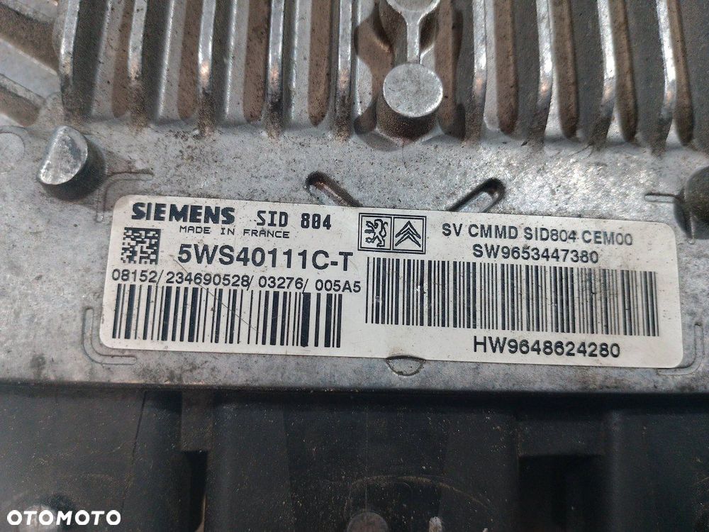 KOMPUTER, STEROWNIK CITROEN C2 5WS40111C-T   9653447380 1.4 HDI - 4