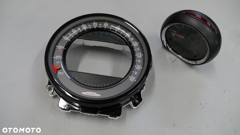 mini cooper r55 r56 r60 s jcw zegary licznik obrotomierz europa 9325803 km - 3
