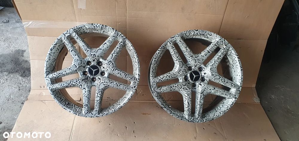 Alufelga felga aluminiowa 10J 21 ET46 5x112 Mercedes GL X166 W166 AMG Oryginał A1664012502 - 1
