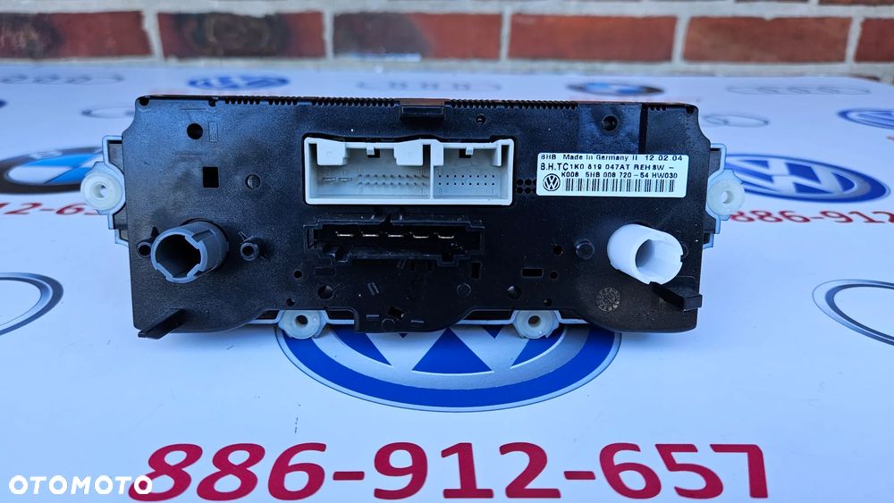 VW Golf V 5 1K Panel klimatyzacji Sterowanie nawiewem Panel - 4