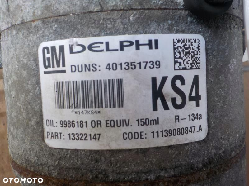 OPEL ZAFIRA B SPRĘŻARKA KLIMATYZACJI 13322147 KS4 - 3