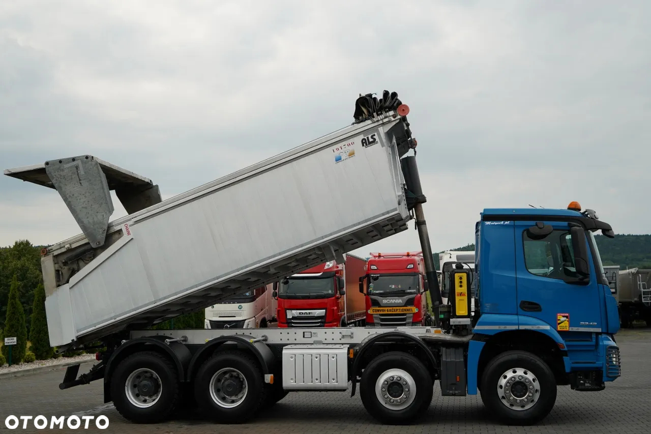 Mercedes-Benz AROCS 3243 / 8x4 / WYWROTKA 20m3 / TYLNOZSYP / EURO 6 / OPONY 100 % / ŁADOWNOŚĆ: 19,500 KG / HYDROKLAPA - 6