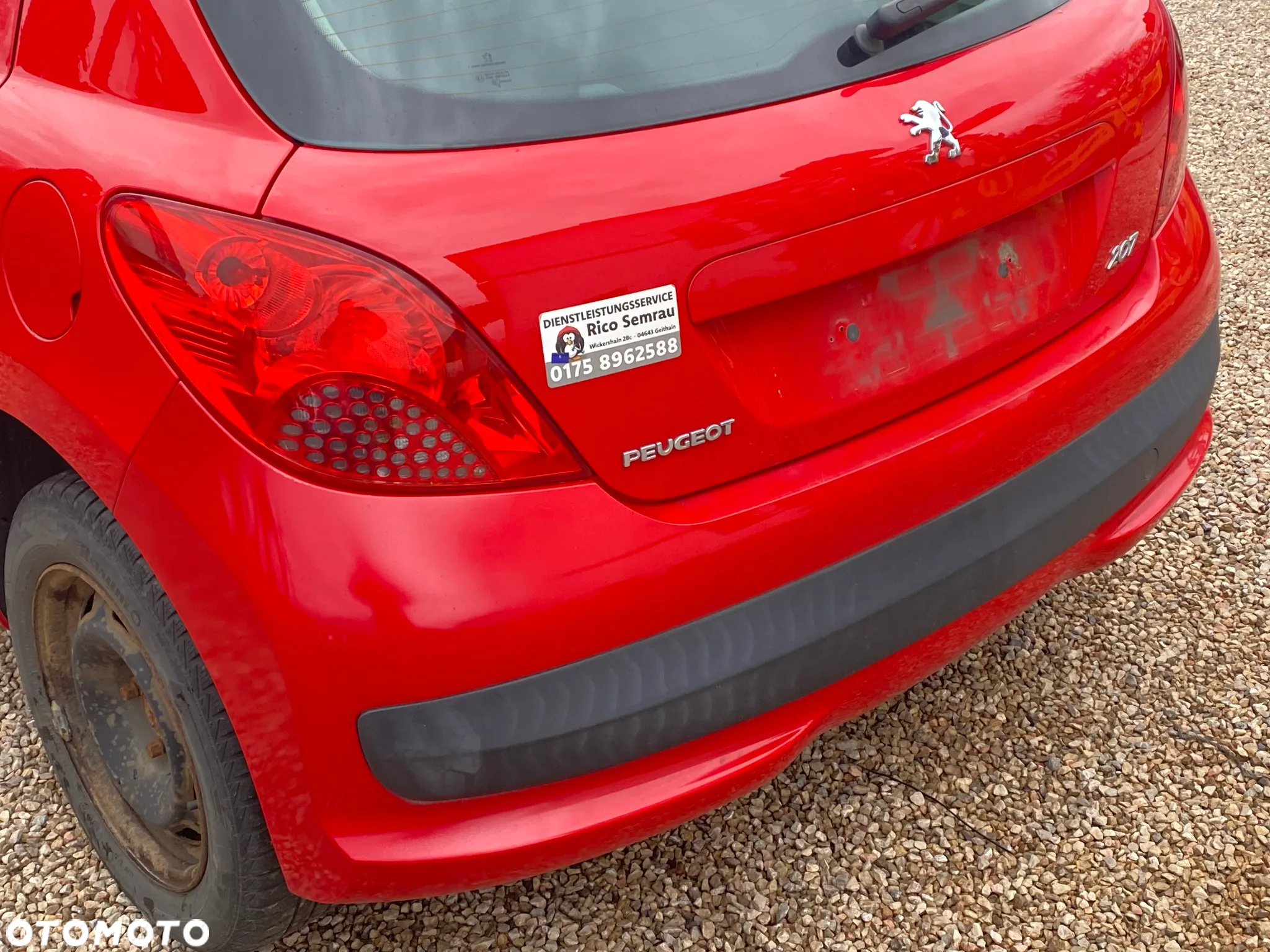 PEUGEOT 207 06- Lampa lewa tył tylna HB 5-drzwi - 2