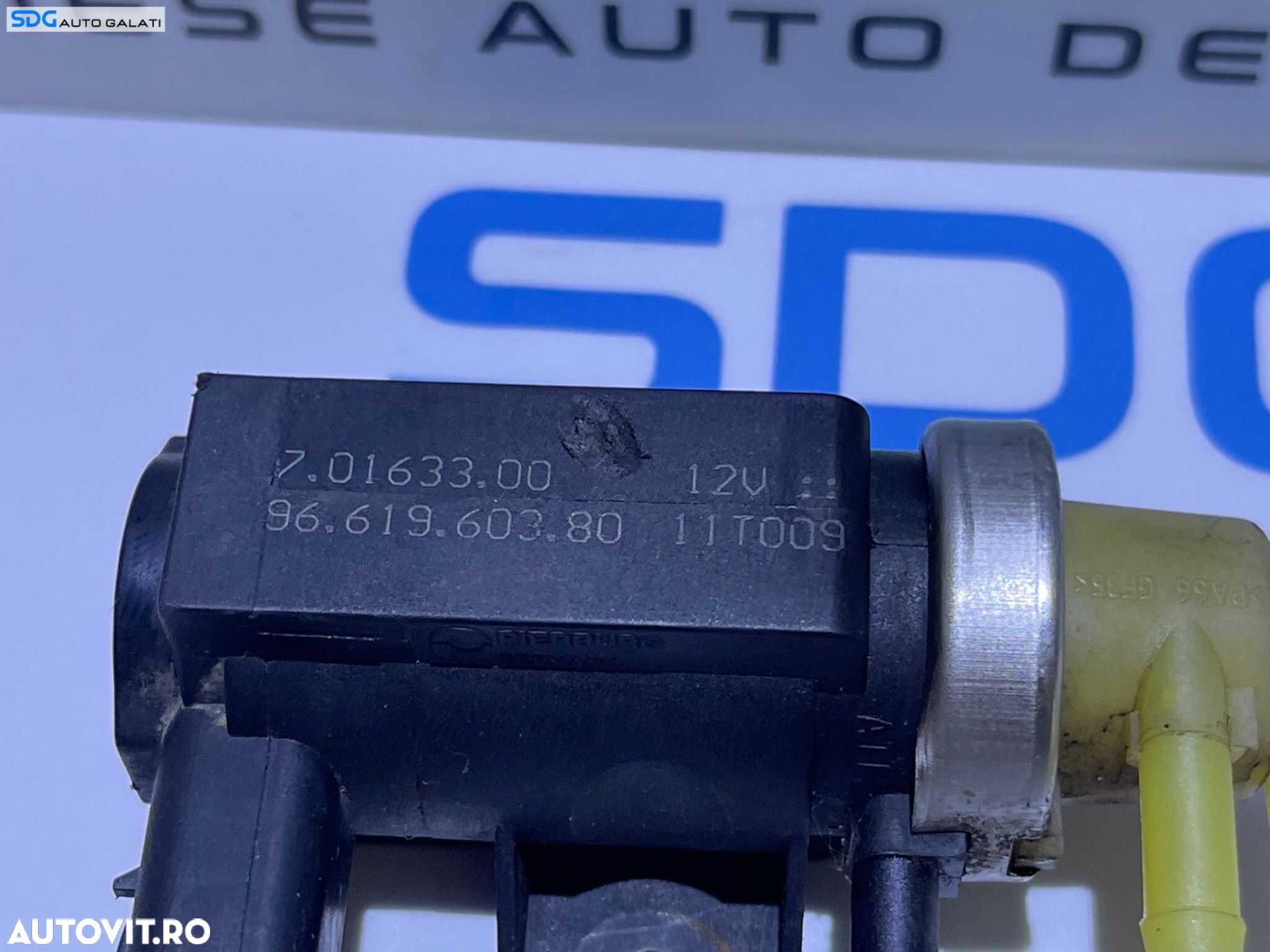 Supapa Supape Electrovalva Convertor Presiune Vacuum Peugeot 607 2.0 HDI 2005 - 2011 Cod 70163300 9661960380 - 1